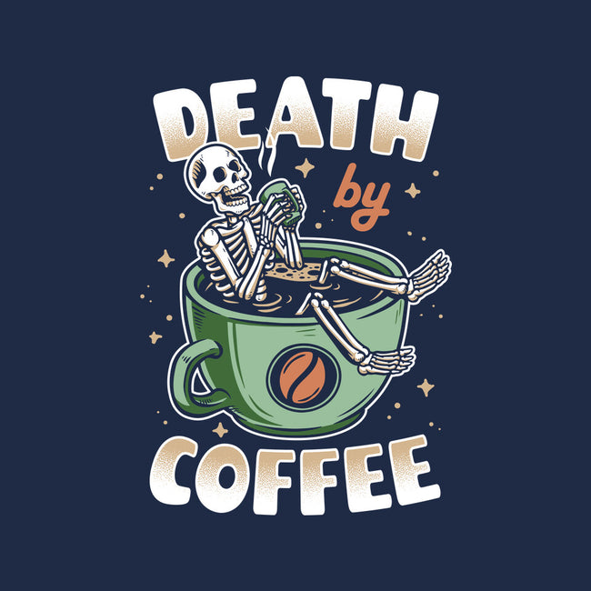 Death By Coffee-Womens-Fitted-Tee-Olipop