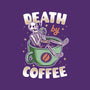 Death By Coffee-None-Basic Tote-Bag-Olipop