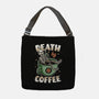 Death By Coffee-None-Adjustable Tote-Bag-Olipop