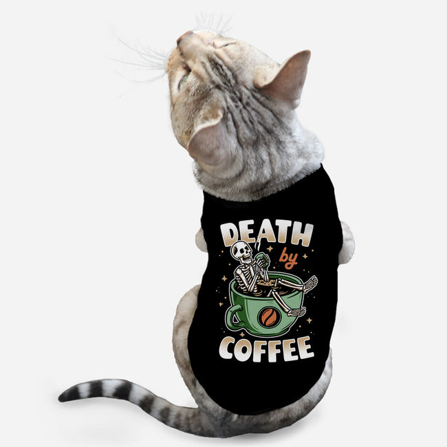 Death By Coffee-Cat-Basic-Pet Tank-Olipop