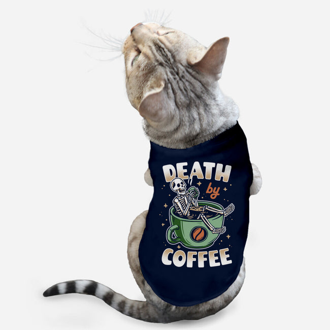 Death By Coffee-Cat-Basic-Pet Tank-Olipop