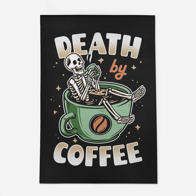 Death By Coffee-None-Indoor-Rug-Olipop