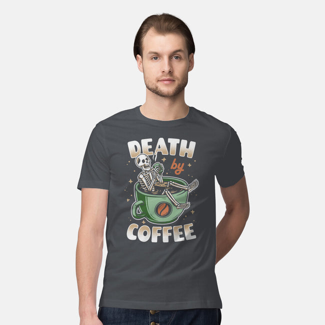 Death By Coffee-Mens-Premium-Tee-Olipop