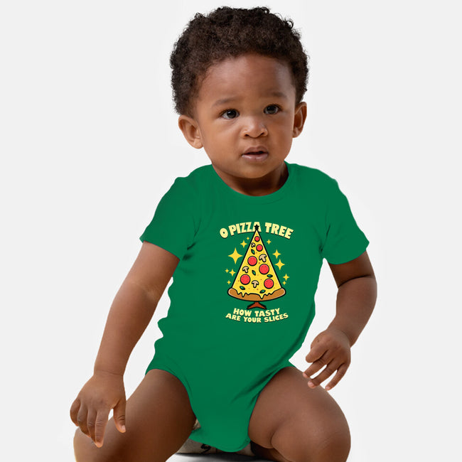 O Pizza Tree-Baby-Basic-Onesie-Boggs Nicolas