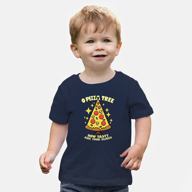 O Pizza Tree-Baby-Basic-Tee-Boggs Nicolas