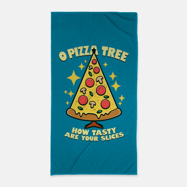 O Pizza Tree-None-Beach-Towel-Boggs Nicolas