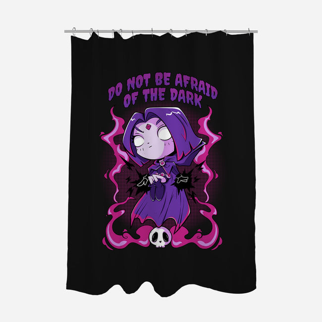 Do Not Be Afraid Of The Dark-None-Polyester-Shower Curtain-Ca Mask