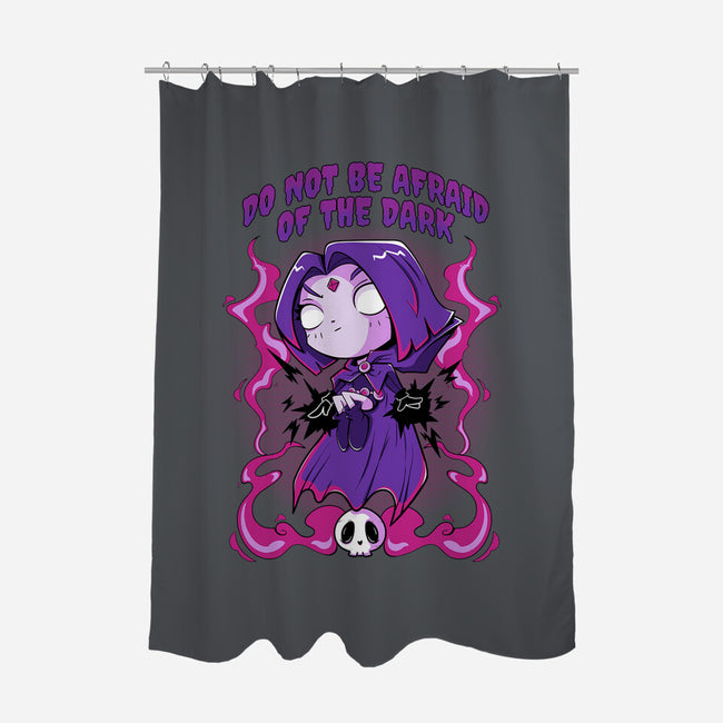 Do Not Be Afraid Of The Dark-None-Polyester-Shower Curtain-Ca Mask