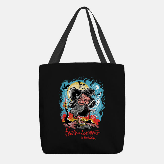 Fear And Loathing In Mordor-None-Basic Tote-Bag-zascanauta