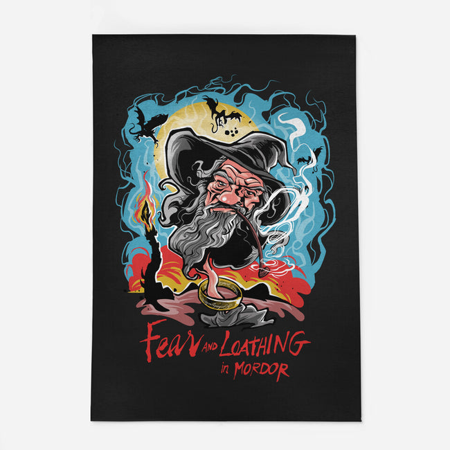 Fear And Loathing In Mordor-None-Outdoor-Rug-zascanauta