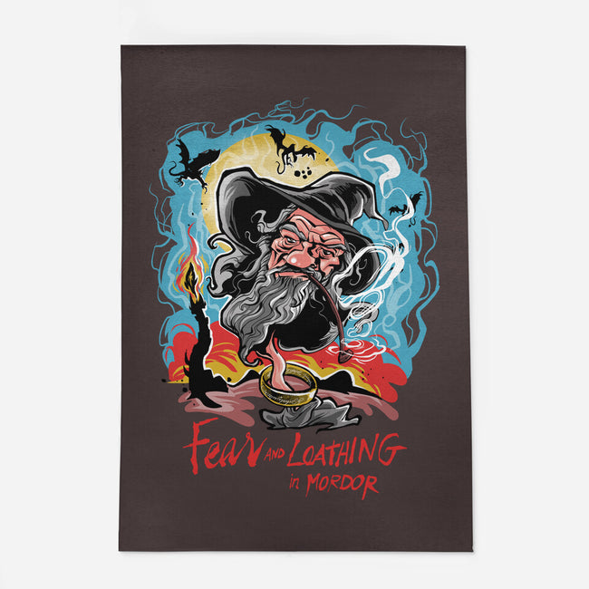 Fear And Loathing In Mordor-None-Outdoor-Rug-zascanauta