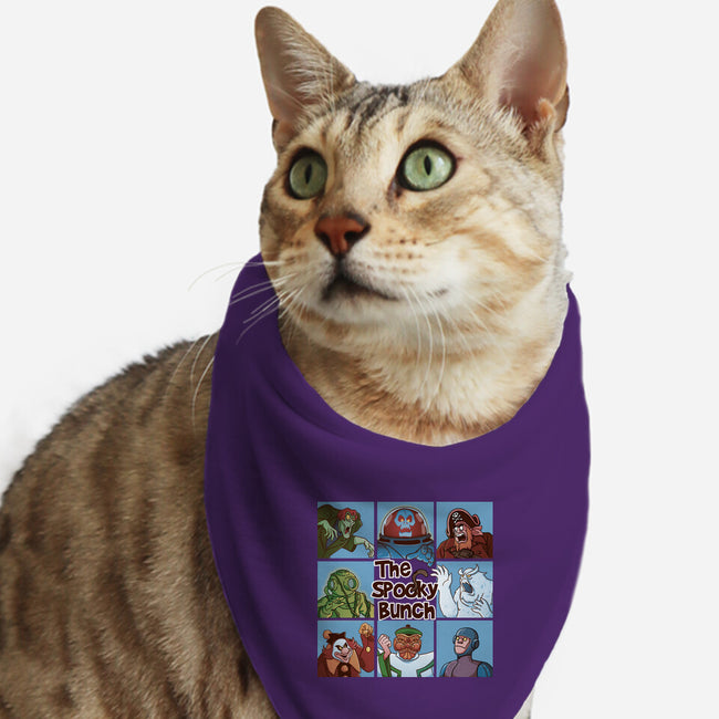 Spooky Bunch-Cat-Bandana-Pet Collar-Skullpy