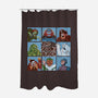Spooky Bunch-None-Polyester-Shower Curtain-Skullpy