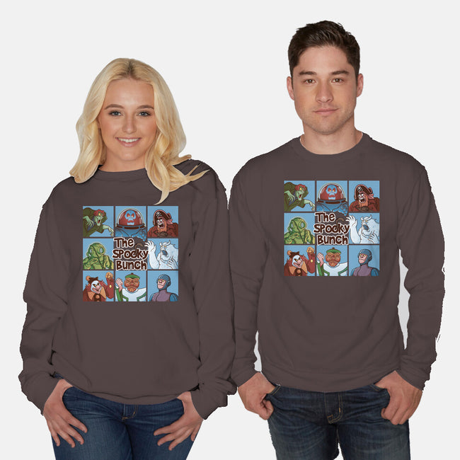 Spooky Bunch-Unisex-Crew Neck-Sweatshirt-Skullpy