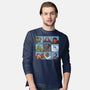 Spooky Bunch-Mens-Long Sleeved-Tee-Skullpy