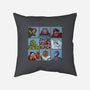 Spooky Bunch-None-Non-Removable Cover w Insert-Throw Pillow-Skullpy