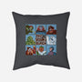 Spooky Bunch-None-Removable Cover w Insert-Throw Pillow-Skullpy
