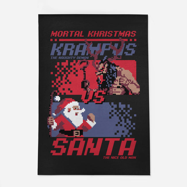 Christmas Fight-None-Outdoor-Rug-Studio Mootant