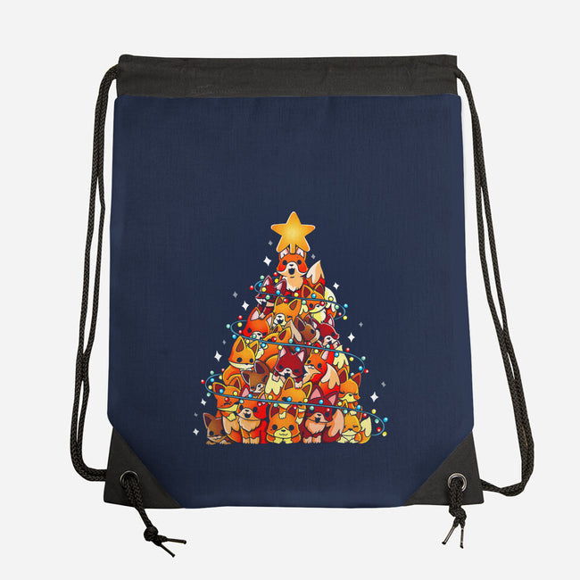 Foxes Tree-None-Drawstring-Bag-Vallina84