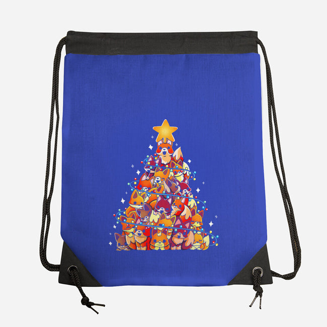 Foxes Tree-None-Drawstring-Bag-Vallina84