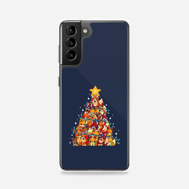 Foxes Tree-Samsung-Snap-Phone Case-Vallina84