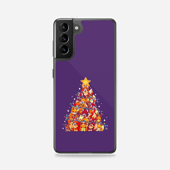 Foxes Tree-Samsung-Snap-Phone Case-Vallina84