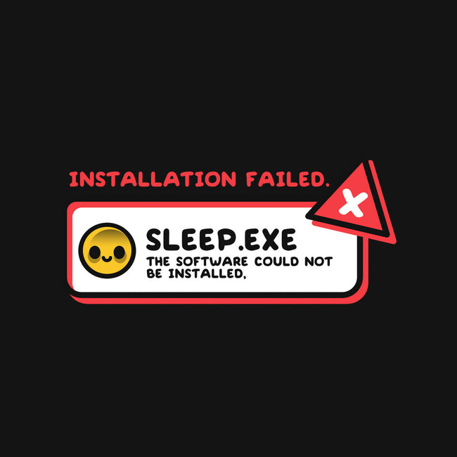 Installation Sleep Failed-Womens-Fitted-Tee-NemiMakeit