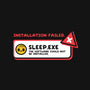 Installation Sleep Failed-None-Drawstring-Bag-NemiMakeit