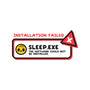 Installation Sleep Failed-Unisex-Kitchen-Apron-NemiMakeit