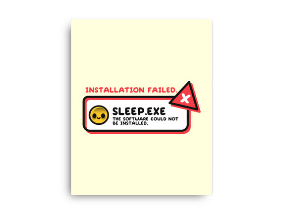 Installation Sleep Failed