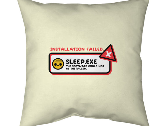 Installation Sleep Failed