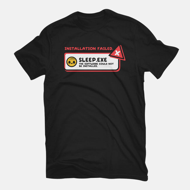 Installation Sleep Failed-Mens-Basic-Tee-NemiMakeit