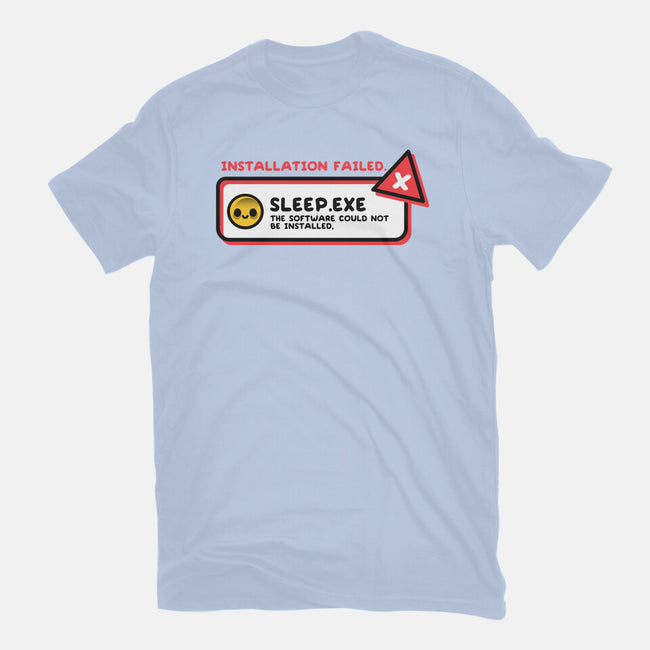 Installation Sleep Failed-Womens-Fitted-Tee-NemiMakeit