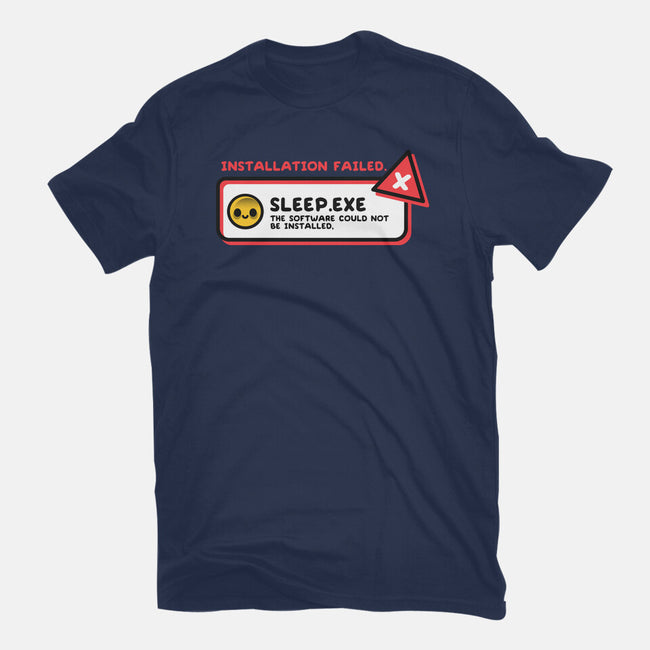 Installation Sleep Failed-Womens-Fitted-Tee-NemiMakeit