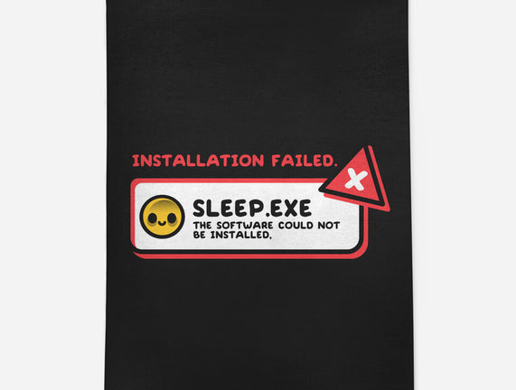 Installation Sleep Failed