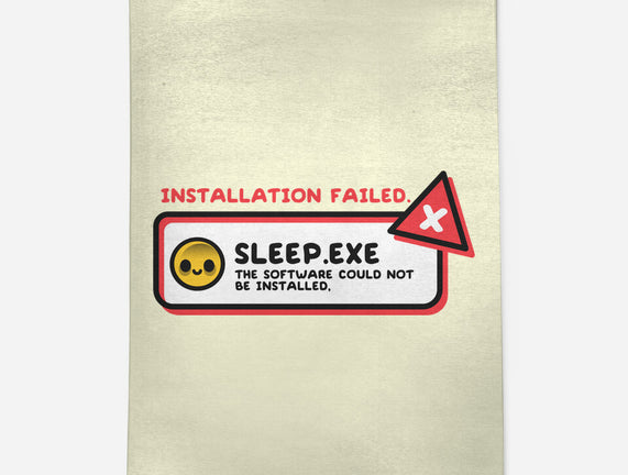 Installation Sleep Failed