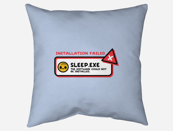 Installation Sleep Failed