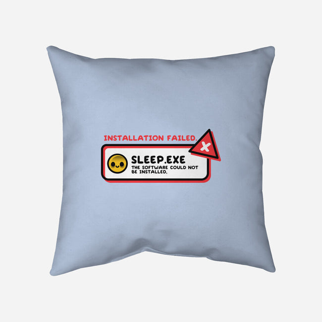 Installation Sleep Failed-None-Removable Cover w Insert-Throw Pillow-NemiMakeit