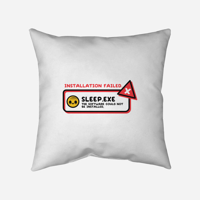 Installation Sleep Failed-None-Removable Cover w Insert-Throw Pillow-NemiMakeit