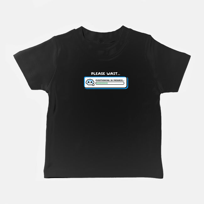 Overthinking In Progress-Baby-Basic-Tee-NemiMakeit