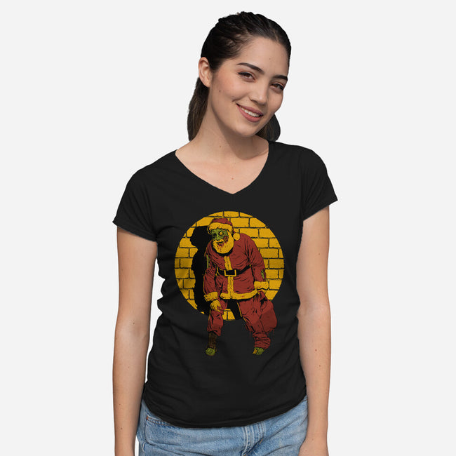 Spotted-Womens-V-Neck-Tee-Hafaell