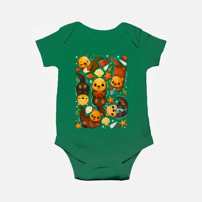 Otters-Baby-Basic-Onesie-Vallina84