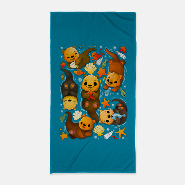 Otters-None-Beach-Towel-Vallina84