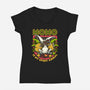 Lazy Air Spirit Animal-Womens-V-Neck-Tee-Studio Mootant