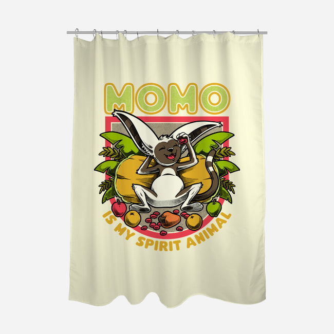Lazy Air Spirit Animal-None-Polyester-Shower Curtain-Studio Mootant