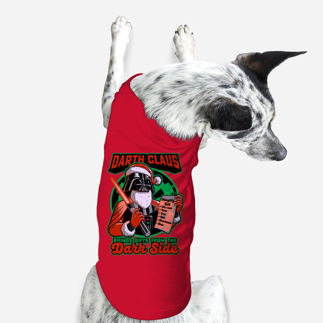 Dark Lord Christmas-Dog-Basic-Pet Tank-Studio Mootant