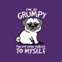 Grumpy Dog-Womens-Off Shoulder-Sweatshirt-NemiMakeit