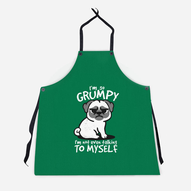 Grumpy Dog-Unisex-Kitchen-Apron-NemiMakeit