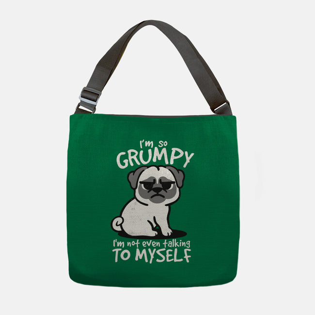 Grumpy Dog-None-Adjustable Tote-Bag-NemiMakeit