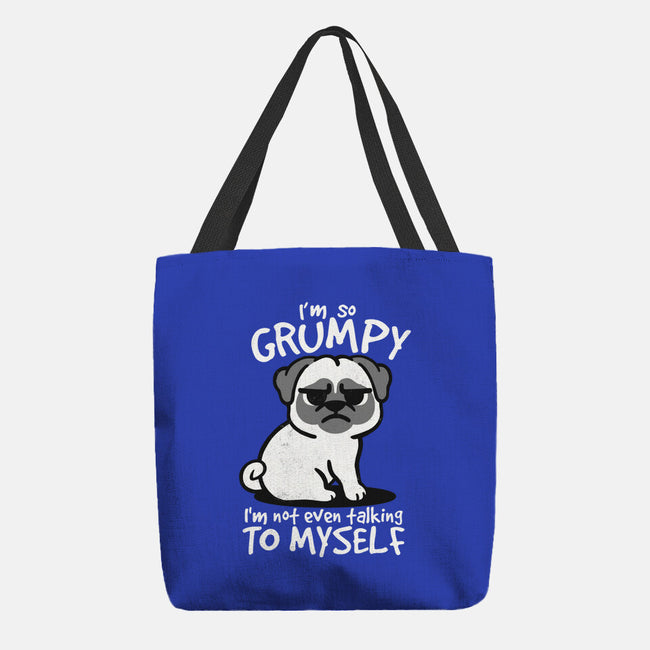 Grumpy Dog-None-Basic Tote-Bag-NemiMakeit